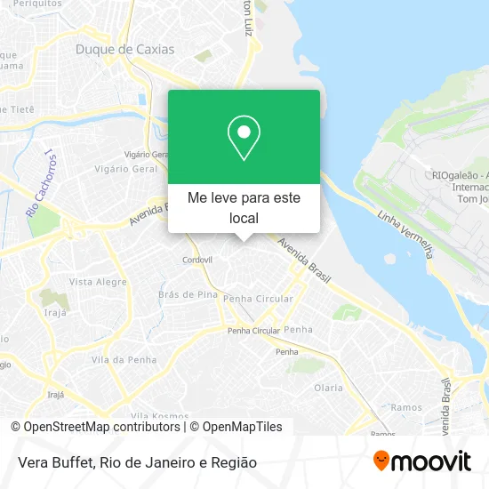 Vera Buffet mapa