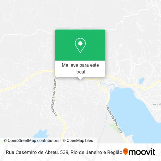 Rua Casemiro de Abreu, 539 mapa