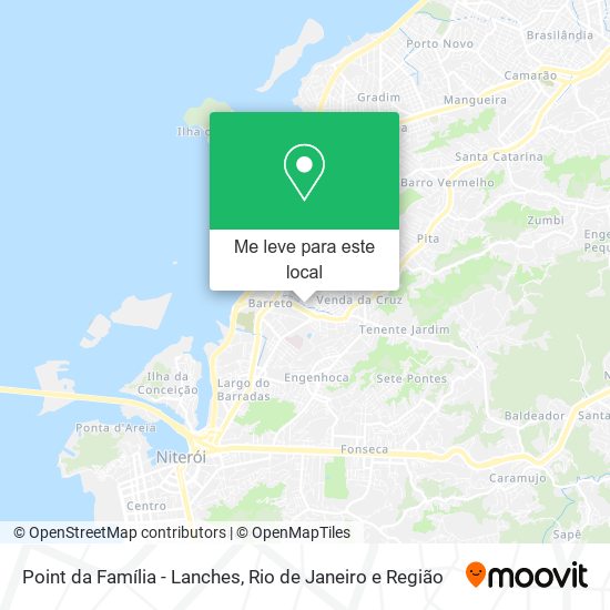 Point da Família - Lanches mapa