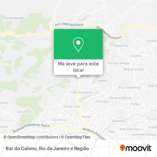 Bar do Calvino mapa
