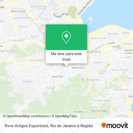 Rvva Artigos Esportivos mapa