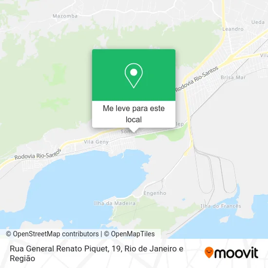 Rua General Renato Piquet, 19 mapa
