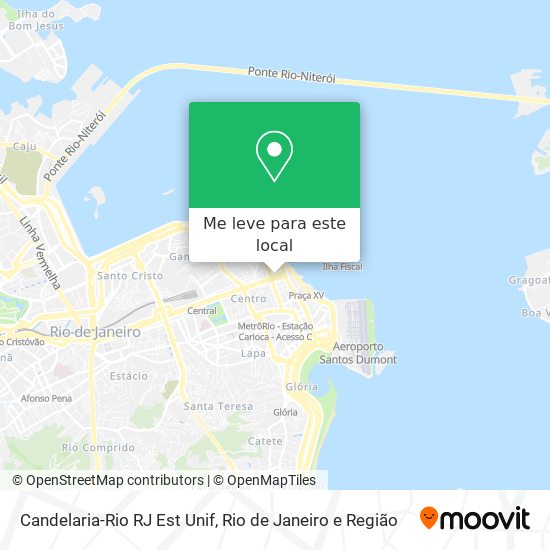 Candelaria-Rio RJ Est Unif mapa