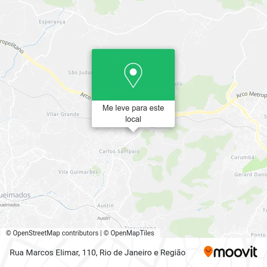 Rua Marcos Elimar, 110 mapa