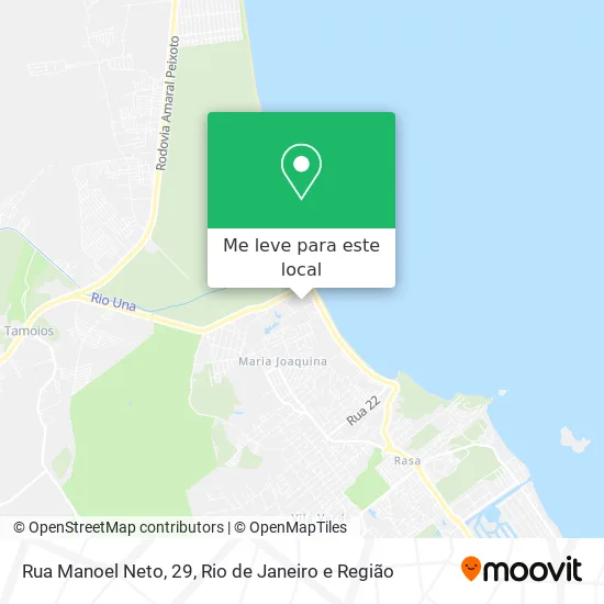 Rua Manoel Neto, 29 mapa