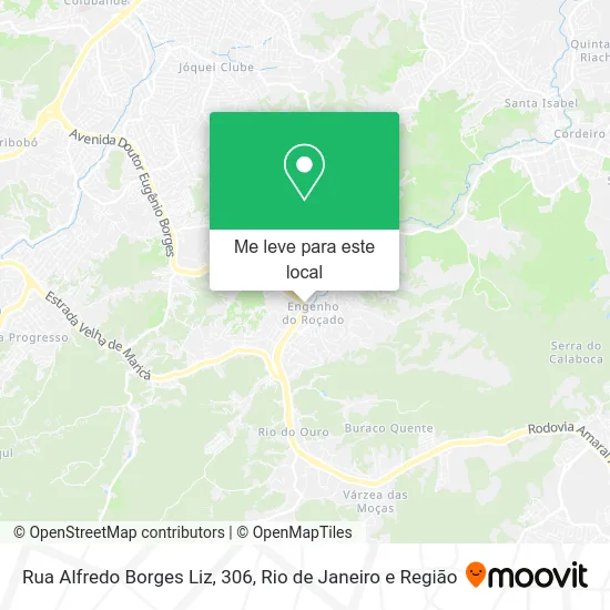 Rua Alfredo Borges Liz, 306 mapa