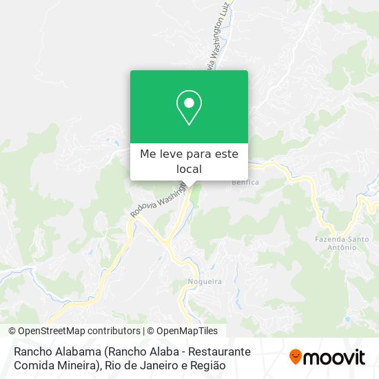 Rancho Alabama (Rancho Alaba - Restaurante Comida Mineira) mapa