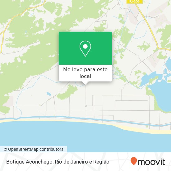 Botique Aconchego mapa