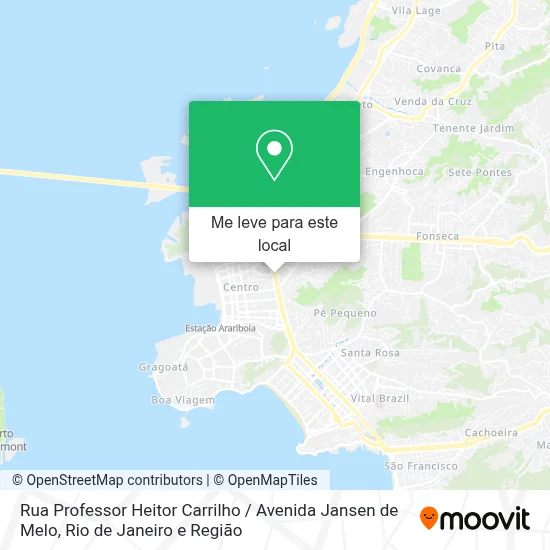 Rua Professor Heitor Carrilho / Avenida Jansen de Melo mapa