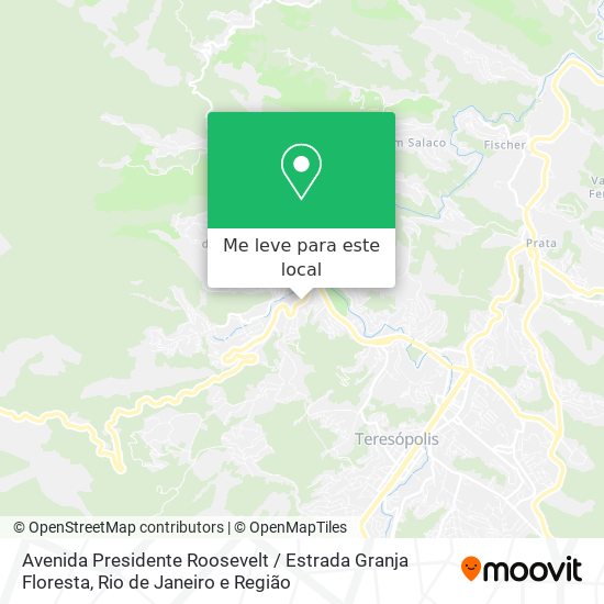 Avenida Presidente Roosevelt / Estrada Granja Floresta mapa
