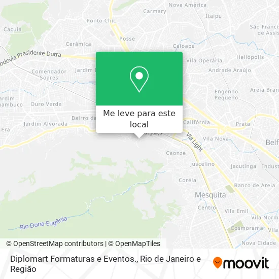 Diplomart Formaturas e Eventos. mapa