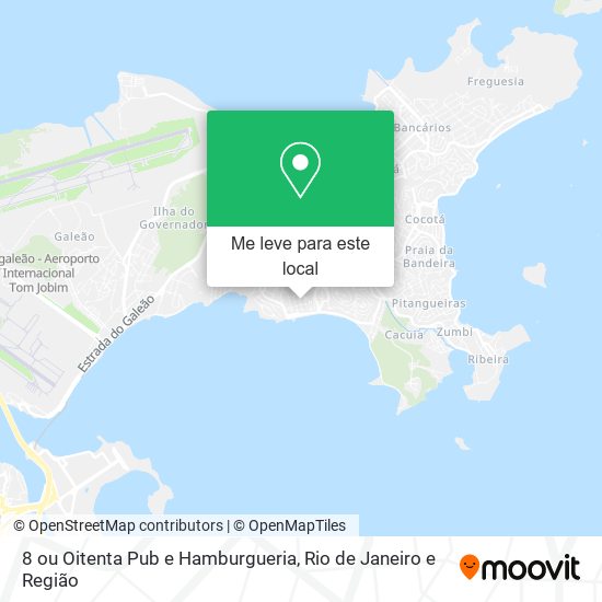8 ou Oitenta Pub e Hamburgueria mapa