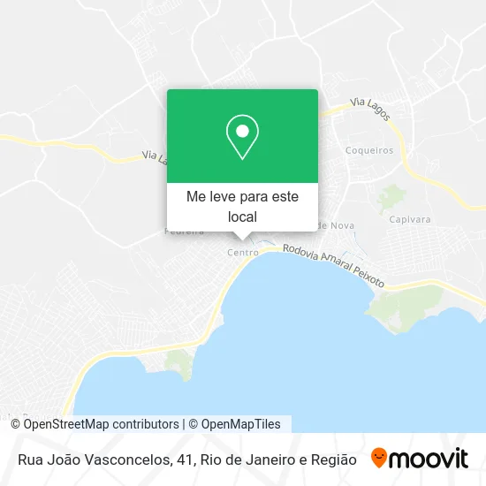 Rua João Vasconcelos, 41 mapa