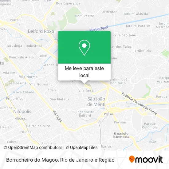 Borracheiro do Magoo mapa
