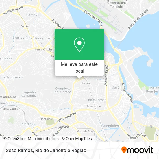 Sesc Ramos mapa