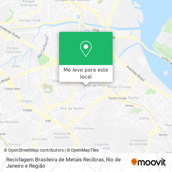 Reciclagem Brasileira de Metais Recibras mapa