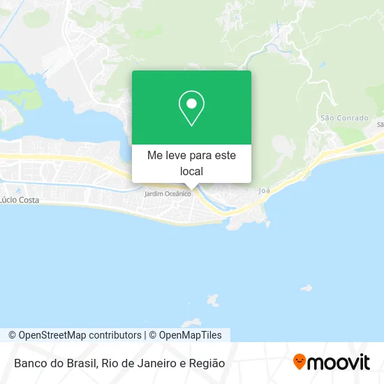 Banco do Brasil mapa