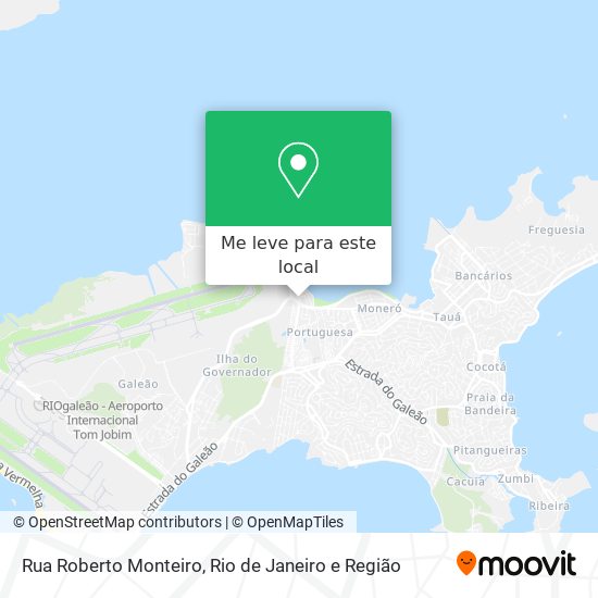 Rua Roberto Monteiro mapa