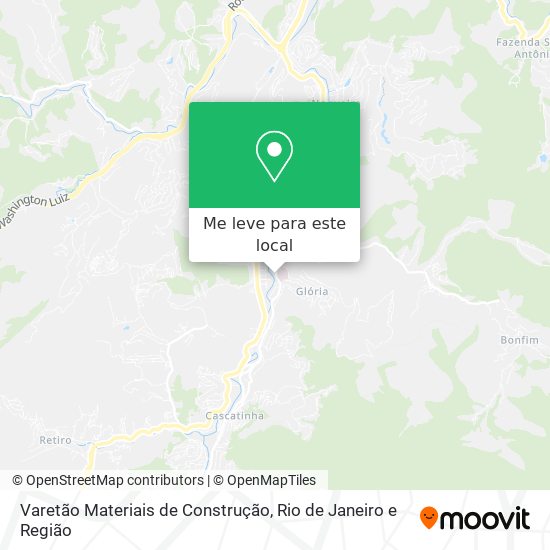 Varetão Materiais de Construção mapa