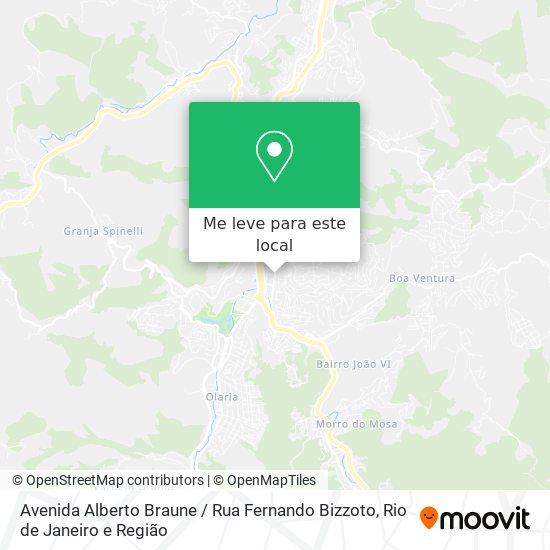 Avenida Alberto Braune / Rua Fernando Bizzoto mapa