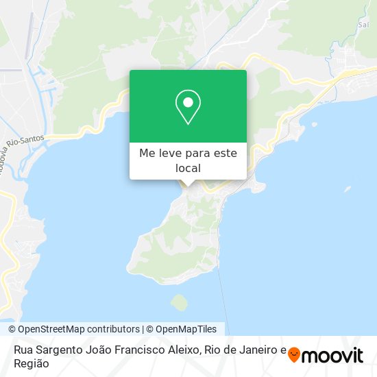 Rua Sargento João Francisco Aleixo mapa