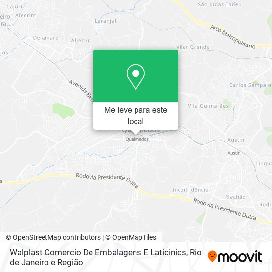 Walplast Comercio De Embalagens E Laticinios mapa