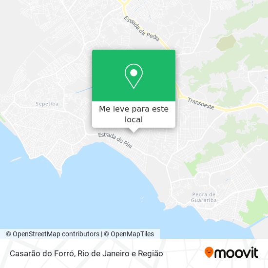 Casarão do Forró mapa
