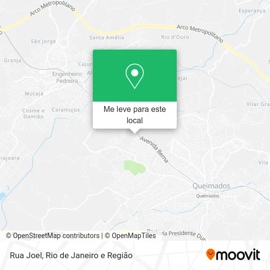 Rua Joel mapa