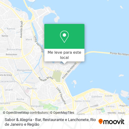 Sabor & Alegria - Bar, Restaurante e Lanchonete mapa