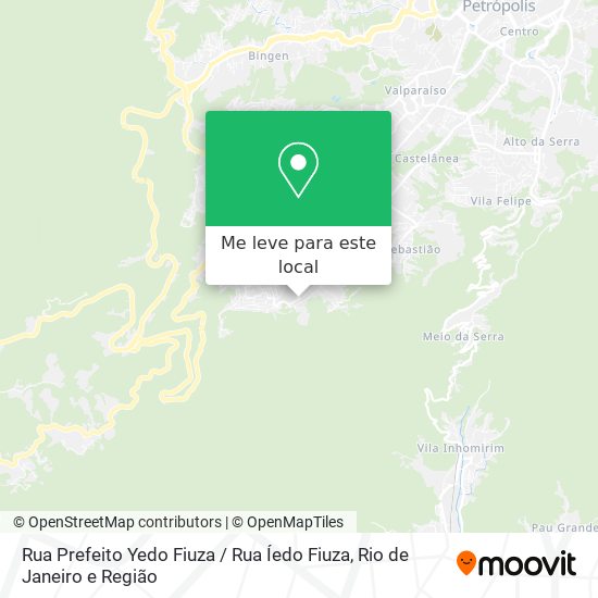 Rua Prefeito Yedo Fiuza / Rua Íedo Fiuza mapa