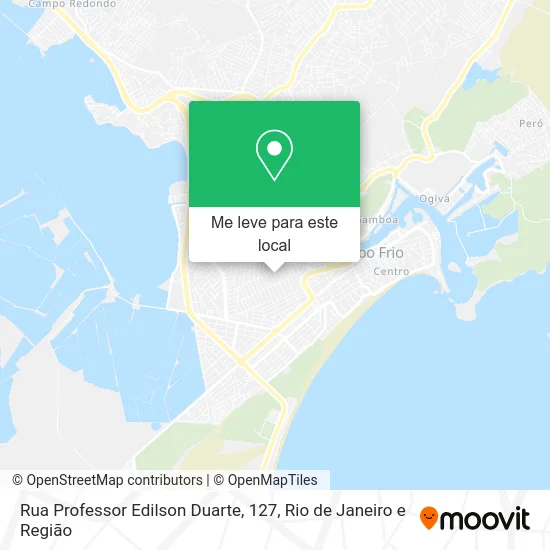 Rua Professor Edilson Duarte, 127 mapa