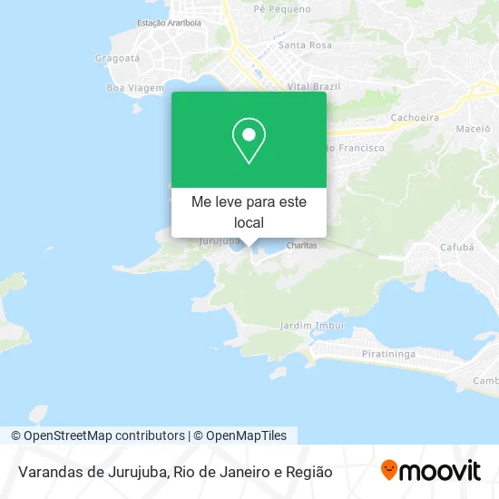 Varandas de Jurujuba mapa