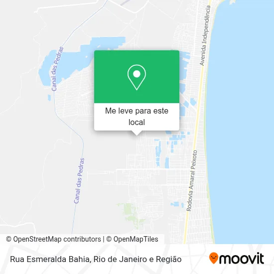 Rua Esmeralda Bahia mapa