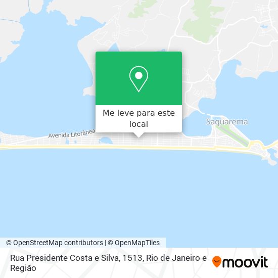 Rua Presidente Costa e Silva, 1513 mapa