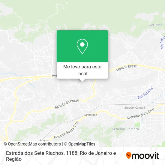 Estrada dos Sete Riachos, 1188 mapa