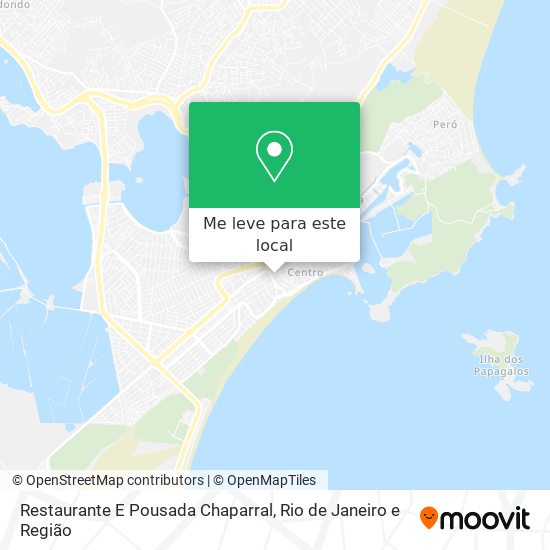 Restaurante E Pousada Chaparral mapa