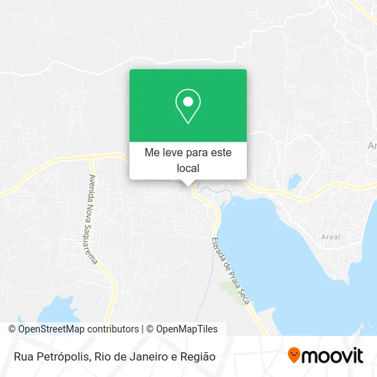Rua Petrópolis mapa