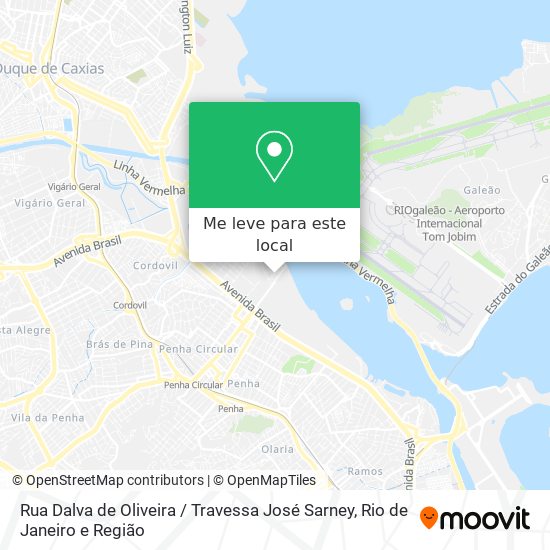 Rua Dalva de Oliveira / Travessa José Sarney mapa