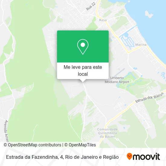 Estrada da Fazendinha, 4 mapa