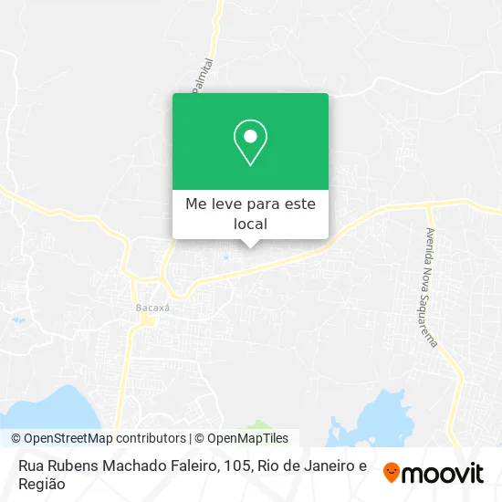 Rua Rubens Machado Faleiro, 105 mapa