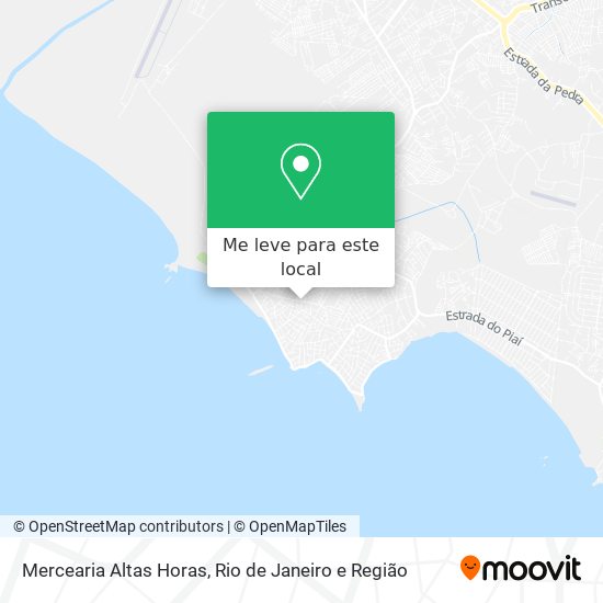 Mercearia Altas Horas mapa