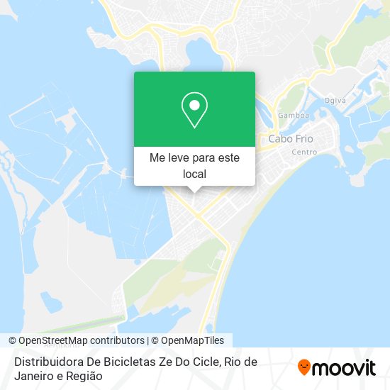 Distribuidora De Bicicletas Ze Do Cicle mapa