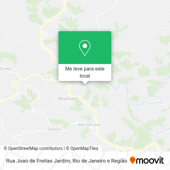 Rua Joao de Freitas Jardim mapa