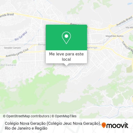 Colégio Nova Geração mapa