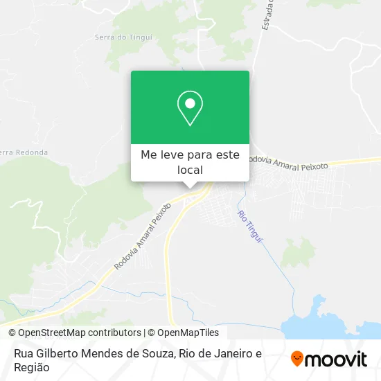 Rua Gilberto Mendes de Souza mapa