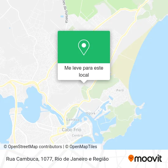 Rua Cambuca, 1077 mapa