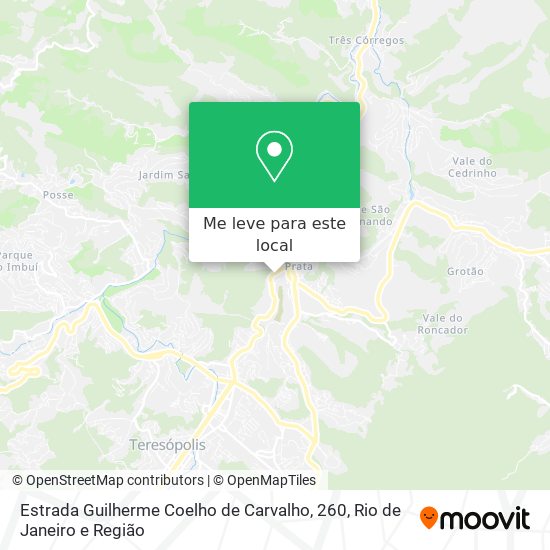 Estrada Guilherme Coelho de Carvalho, 260 mapa