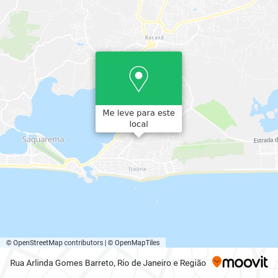 Rua Arlinda Gomes Barreto mapa