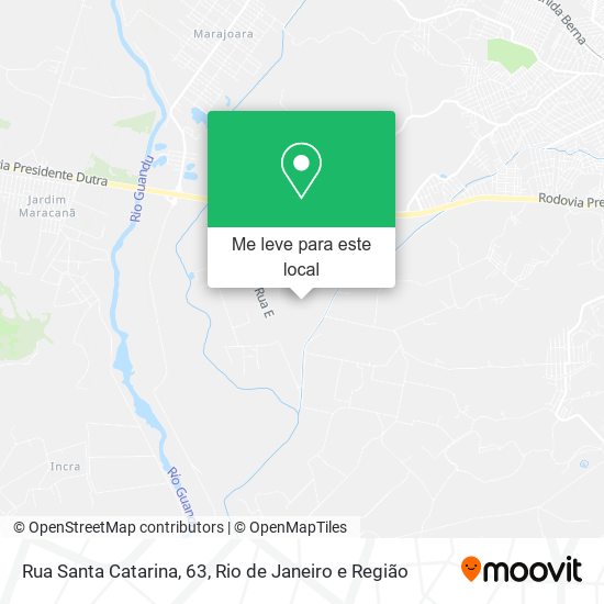 Rua Santa Catarina, 63 mapa