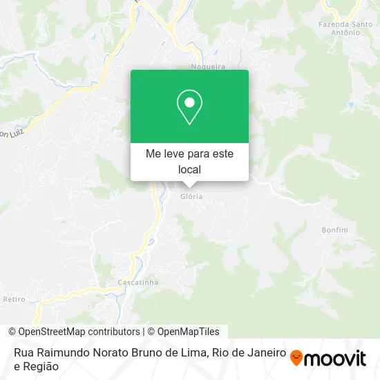 Rua Raimundo Norato Bruno de Lima mapa